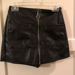 Forever 21 Leather Skort